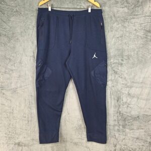 Nike Jordan Pants Womens‎ XXL Blue Dri-Fit Jogger Jumpman Athletic Athleisure